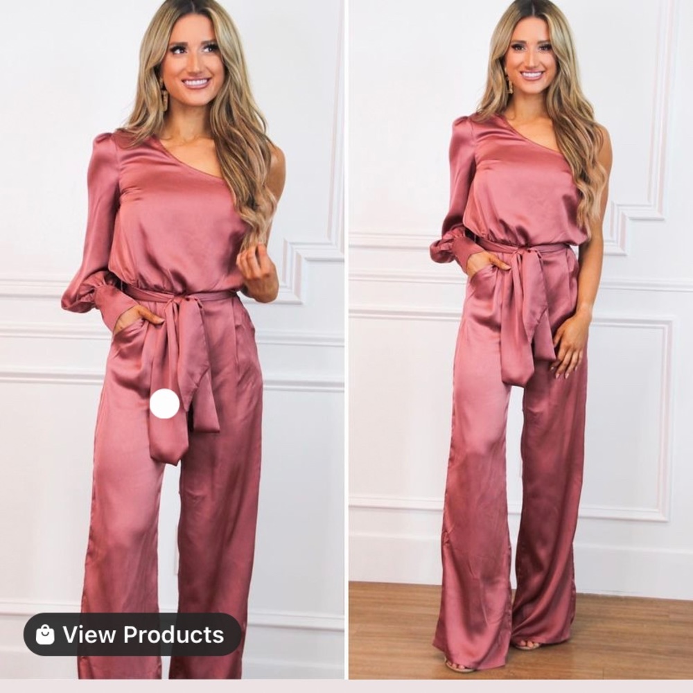 Rose one shoulder jumper